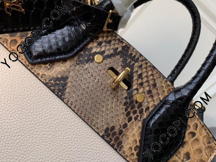 ゆー様専用⭐︎LOUIS VUITTON ルイヴィトン シティ スティーマー MINI 2way ショルダー パイソン ハンドバッグ○レディース  ネイビー N96097 DU2109 - メルカリ