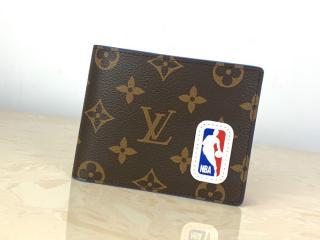 【M80105】 LOUIS VUITTON ルイヴィトン モノグラム 財布 スーパーコピー 21新作 LVxNBA MULTIPLE ポルトフォイユ・ミュルティプル メンズ 二つ折り財布