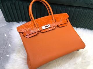 【touchbk01】 Hermes エルメス バッグ コピー Birkin25 Touch バーキン25 タッチ クロコダイル 二ロティカス ショルダーバッグ 10色可選択
