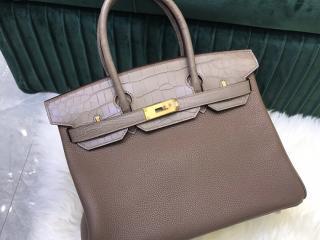 【touchbk02】 Hermes エルメス バッグ スーパーコピー Birkin25 Touch バーキン25 タッチ クロコダイル 二ロティカス ショルダーバッグ 10色可選択