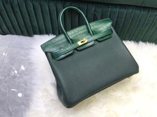 【touchbk04】 Hermes エルメス バッグ スーパーコピー Birkin25 Touch バーキン25 タッチ クロコダイル 二ロティカス ショルダーバッグ 10色可選択