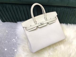 【touchbk10】 Hermes エルメス バッグ スーパーコピー Birkin25 Touch バーキン25 タッチ クロコダイル 二ロティカス ショルダーバッグ 10色可選択