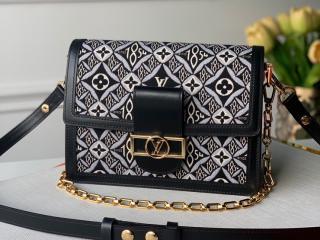 【M57211】 LOUIS VUITTON ルイヴィトン バッグ コピー 21新作 DAUPHINE ドーフィーヌ MM レディース ショルダーバッグ グレー