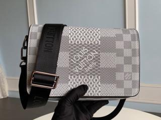 【N50014】 LOUIS VUITTON ルイヴィトン ダミエ・グラフィット バッグ コピー 21新作 STUDIO ステュディオ・メッセンジャー メンズ ショルダーバッグ 3色可選択 アンタークティカ