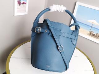 【187243A4U-7】 CELINE N級 セリーヌ バッグ スーパーコピー BIG BAG BUCKET NANO ビッグバッグ バケット ナノ / サプルグレインドカーフスキン ショルダーバッグ 8色可選択