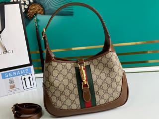 【636706 HUHHG 8565】 GUCCI グッチ バッグ スーパーコピー 21新作 〔ジャッキー 1961〕スモール ホーボーバッグ レディース ショルダーバッグ