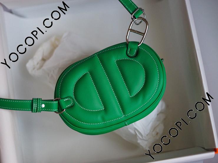 お出かけに♪【HERMES】エルメス Banane In-the-Loop バッグ Hermès In-the-Loop Banane Belt Bag Swift Gris Pâle
