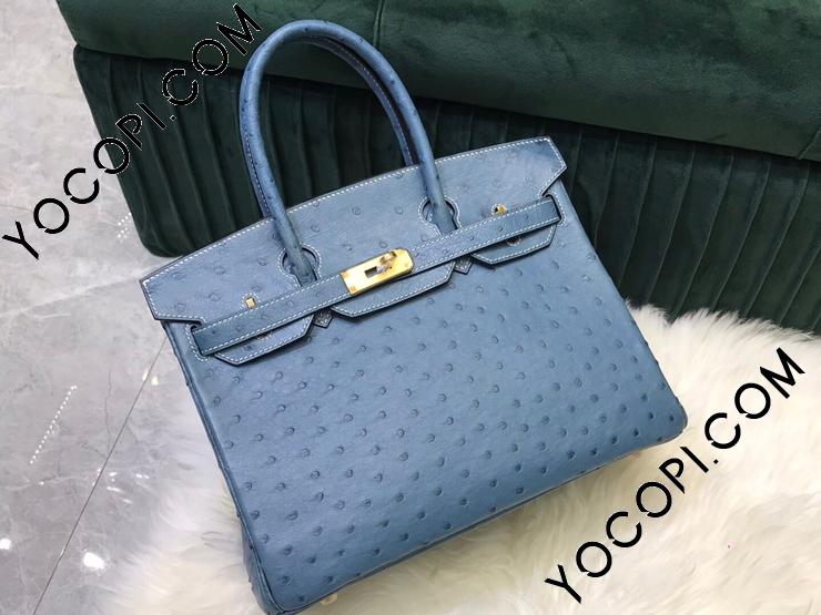 ostrichbk05】 Hermes エルメス バッグ コピー Birkin バーキン30/35 
