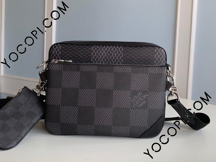 ルイ・ヴィトン LOUIS VUITTON トリオ・メッセンジャー N50017 ダミエ・グラフィット ダミエ・グラフィットキャンバス メンズ メッセンジャーバッグ