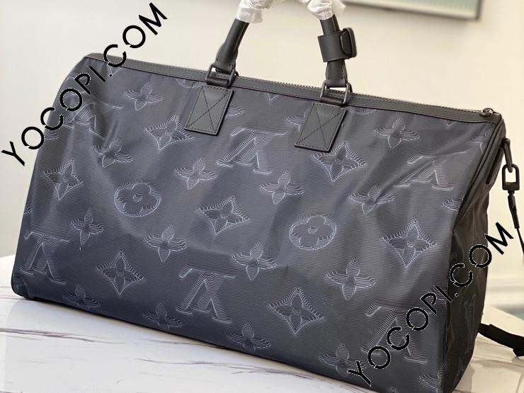 LOUIS VUITTON 2054 Keepall Bandouliere Reversible 50 M45602 Black