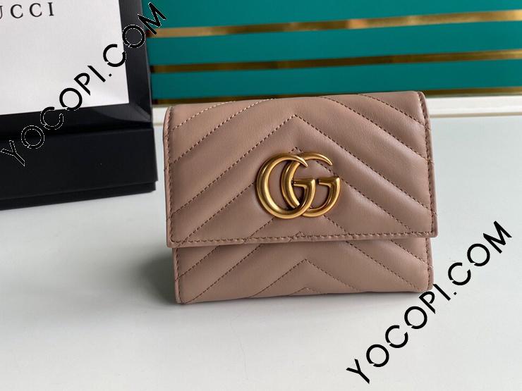 GUCCI 3つ折りマトラッセ財布-