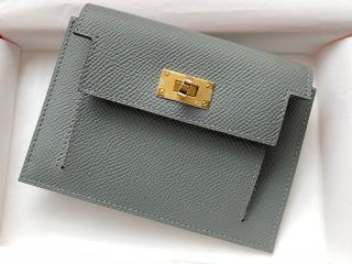 【kelly0130-3】 Hermes エルメス ケリー 財布 コピー Kelly Pocket Compact ケリー コンパクト財布 レディース 二つ折り財布 10色可選択