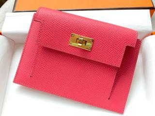 【kelly0130-7】 Hermes エルメス ケリー 財布 コピー Kelly Pocket Compact ケリー コンパクト財布 レディース 二つ折り財布 10色可選択
