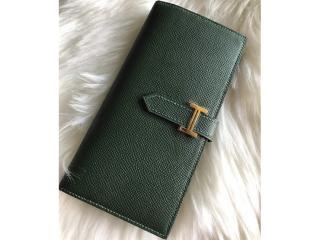 【bearn175-6】 Hermes エルメス ベアン 長財布 スーパーコピー Bearn エプソムカーフスキンのガセットウォレット 二つ折り財布 14色可選択