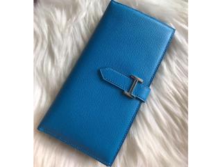 【bearn175-7】 Hermes エルメス ベアン 長財布 コピー Bearn エプソムカーフスキンのガセットウォレット 二つ折り財布 14色可選択