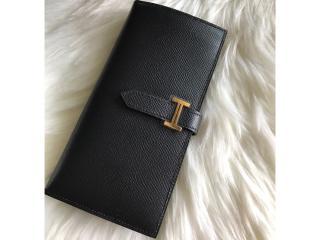 【bearn175-14】 Hermes エルメス ベアン 長財布 スーパーコピー Bearn エプソムカーフスキンのガセットウォレット 二つ折り財布 14色可選択