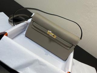 【togo215-11】 Hermes エルメス ケリー 長財布 スーパーコピー Kelly To Go ポシェット ケリー クラシック・トゥー・ゴー 二つ折り財布 25色可選択
