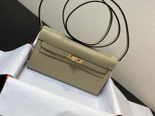 【togo215-18】 Hermes エルメス ケリー 長財布 スーパーコピー Kelly To Go ポシェット ケリー クラシック・トゥー・ゴー 二つ折り財布 25色可選択
