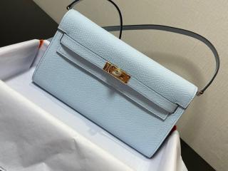 【togo215-19】 Hermes エルメス ケリー 長財布 コピー Kelly To Go ポシェット ケリー クラシック・トゥー・ゴー 二つ折り財布 25色可選択