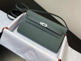 【togo215-21】 Hermes エルメス ケリー 長財布 コピー Kelly To Go ポシェット ケリー クラシック・トゥー・ゴー 二つ折り財布 25色可選択