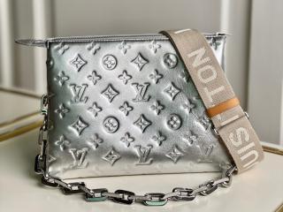 【M57913】 LOUIS VUITTON ルイヴィトン モノグラム・パターン バッグ コピー 21新作 COUSSIN クッサン PM レディース ショルダーバッグ 5色可選択 シルバー