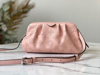 【M80092】 LOUIS VUITTON ルイヴィトン マヒナ バッグ スーパーコピー 21新作 SCALA スカラ・ミニ レディース ショルダーバッグ 3色可選択  マグノリア