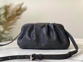 【M80093】 LOUIS VUITTON ルイヴィトン マヒナ バッグ コピー 21新作 SCALA スカラ・ミニ レディース ショルダーバッグ 3色可選択  ノワール