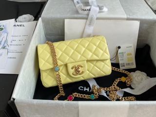 【AS2380-2】 CHANEL シャネル バッグ スーパーコピー 21新作 フラップ バッグ ラムスキン & レジン レディース ショルダーバッグ 4色可選択