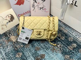 【AS1787-2】 CHANEL シャネル バッグ スーパーコピー 21新作 ラムスキン ミニ フラップ バッグ レディース ショルダーバッグ 10色可選択