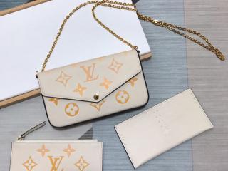 【M80498】 LOUIS VUITTON ルイヴィトン モノグラム・アンプラント バッグ スーパーコピー 21新作 FÉLICIE POCHETTE ポシェット・フェリシー レディース ショルダーバッグ