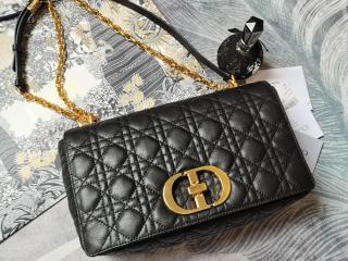 【M9243UWHC-1】 Dior Caro ディオール バッグ スーパーコピー 21新作 ラージバッグ カナージュ カーフスキン ショルダーバッグ 7色可選択