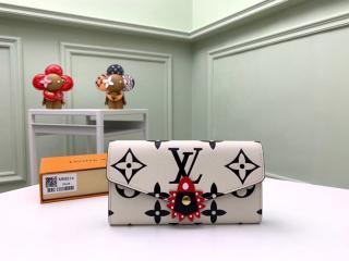 【M69514】 LOUIS VUITTON ルイヴィトン モノグラム・アンプラント 長財布 スーパーコピー 21新作 LV CRAFTY ポルトフォイユ・サラ レディース 二つ折り財布