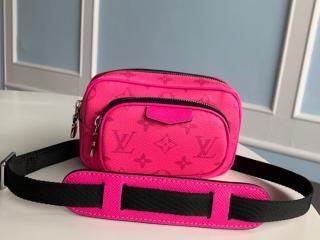 【M30781】 LOUIS VUITTON ルイヴィトン モノグラム バッグ コピー 21新作 OUTDOOR アウトドア・ポシェット メンズ ショルダーバッグ 2色可選択 フューシャ
