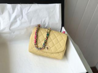 【AS2411-1】 CHANEL シャネル バッグ コピー 21春夏新作 ラムスキン & ミックス ファイバー フラップ バッグ レディース ショルダーバッグ 5色可選択