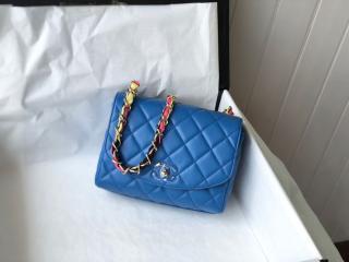 【AS2411-4】 CHANEL シャネル バッグ スーパーコピー 21春夏新作 ラムスキン & ミックス ファイバー フラップ バッグ レディース ショルダーバッグ 5色可選択