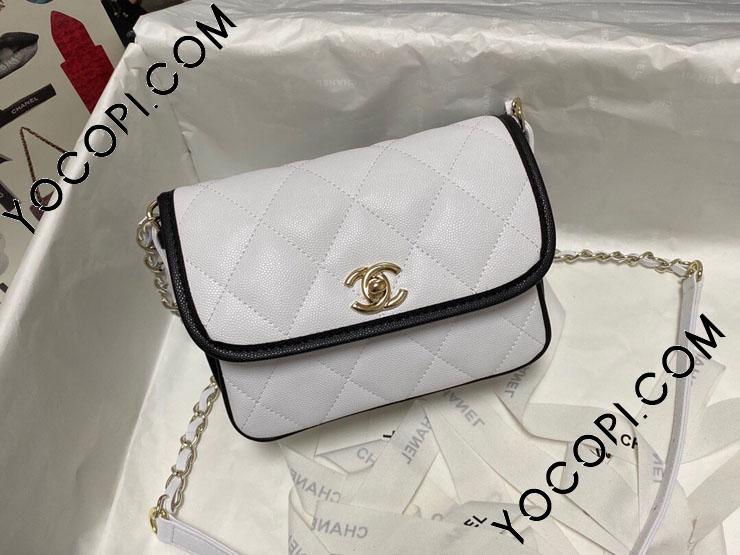 CHANEL シャネル AS2465 ミニ メッセンジャーバッグ CHANEL ミニ メッセンジャー ショルダーバッグ グレインド