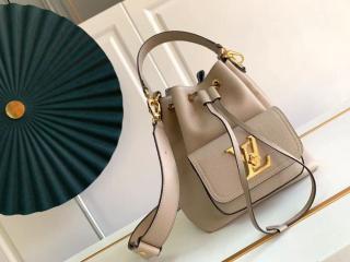 【M57688】 LOUIS VUITTON ルイヴィトン バッグ コピー 21新作 LOCKME BUCKET ロックミー・バケット NV レディース ショルダーバッグ 3色可選択 グレージュ