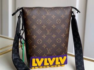 【M57966】 LOUIS VUITTON ルイヴィトン モノグラム バッグ スーパーコピー 21新作 CRUISER クルーザー・メッセンジャー メンズ ショルダーバッグ 