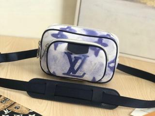 【M45763】 LOUIS VUITTON ルイヴィトン ウォーターカラー･モノグラム バッグ スーパーコピー 21新作 OUTDOOR POUCH アウトドア・ポシェット メンズ ショルダーバッグ