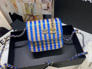 【AP2005-1】 CHANEL シャネル バッグ コピー 21新作 ラフィア ベルト バッグ レディース ショルダーバッグ 2色可選択