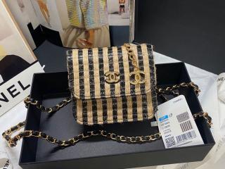 【AP2005-2】 CHANEL シャネル バッグ スーパーコピー 21新作 ラフィア ベルト バッグ レディース ショルダーバッグ 2色可選択