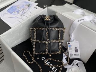 【AS2313-2】 CHANEL シャネル バッグ コピー 21新作 ラムスキン スモール ハンドバッグ レディース ショルダーバッグ 2色可選択