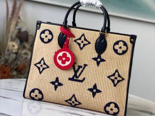 【M57723】 LOUIS VUITTON ルイヴィトン バッグ コピー 21新作 ONTHEGO オンザゴー MM レディース トートバッグ 2色可選択 ブルー