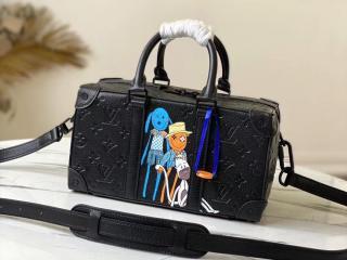 【M57410】 LOUIS VUITTON ルイヴィトン モノグラム・アンプラント バッグ コピー 21新作 スピーディー・ソフトトランク ハンドバッグ メンズ ショルダーバッグ
