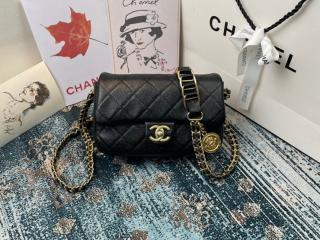 【AS2528-1】 CHANEL シャネル バッグ スーパーコピー 21新作 グレインド カーフスキン スモール フラップ バッグ レディース ショルダーバッグ 2色可選択
