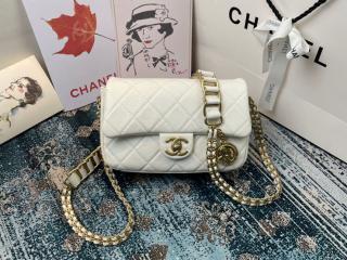 【AS2528-2】 CHANEL シャネル バッグ コピー 21新作 グレインド カーフスキン スモール フラップ バッグ レディース ショルダーバッグ 2色可選択