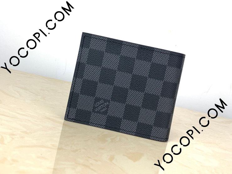 N63336】 LOUIS VUITTON ルイヴィトン ダミエ・グラフィット 財布