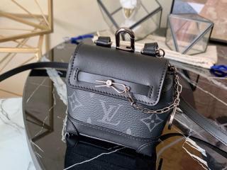 【M00340】 LOUIS VUITTON ルイヴィトン モノグラム・エクリプス バッグ コピー 21新作 ポルト クレ・ミニ スティーマー メンズ ショルダーバッグ