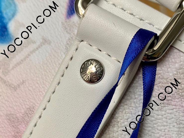 M45754】 LOUIS VUITTON ルイヴィトン ウォーターカラー・モノグラム バッグ コピー 21新作 ウィークエンド・トート GM メンズ トートバッグ マルチカラー_ルイヴィトン メンズ バッグ_ルイヴィトンバッグ_ルイヴィトンコピー_ブランドコピー優良店