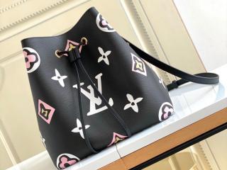 【M45821】 LOUIS VUITTON ルイヴィトン モノグラム バッグ コピー 21新作 ネオノエ レディース ショルダーバッグ 2色可選択 ノワール